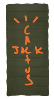TRAVIS SCOTT CACTUS JACK SLEEPING BAG OLIVE GREEN ORANGE