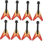 ORFOFE Tiny Prop Guitar Musical Instruments Decor Mini Desktop Ornament for Music Lovers