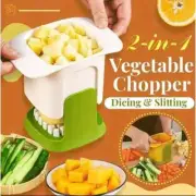 Multi functional Vegetable Slicer Dicer Chopper w/Stainless Steel Blades NIB
