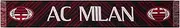 ZeroPlayer Unisex Official AC Milan Jacquard Scarf, Red/Black, One Size, red/black, One Size