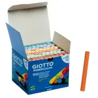 在飛比找momo購物網優惠-【義大利GIOTTO】無毒環保粉筆(校園10色100入)