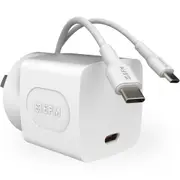 EFM 35W Wall ChargerWith 1.2M Type-C Braided Type-C Cable - White