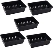 yuksok 5X Seed Starter Trays Seedling Pots for Plant Leaf Cuttings Sun Protection Kit Seed Propagator Germination Trays for Planting