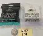 2x DAILY CONCEPTS Multi Functional Soap Sponge Charcoal & Pearl Travel SZ RET$16