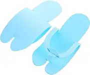 FRCOLOR Anti- Slippers Single Use Slippers Travel Slippers One-time Slippers Comfy Slippers Indoor Slippers House Slippers Guest Slippers Beauty Salon Slippers Eva Yellow