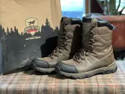 RED WING SHOES IRISH SETTER 2712 ‘HUNT’ TERRAIN MEN'S 10" BOOT SIZE 12 D/M BROWN