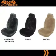 SINGLE 27mm SHEEPSKIN ALL OVER CAR SEAT COVER FOR MITSUBISHI TRITON MN