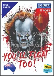 THE JOKER Cake Toppers Edible RICE TOPPER Image Birthday Decoration A4 party