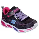 Infants Skechers Shimmer Beams Sparkle Glow Black Toddlers Light Up Girls Shoes