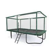 GeeTramp Force 10x17ft Rectangle Trampoline - Black Edition - Standard