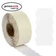 White Price Gun Labels 26x12mm CT4 Various Quantities Lynx Puma Motex