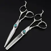Hair Cutting Scissors, 6 Inch Professional Steel Haircut Thinning Barber Hair Cutting Shears Hairdressing Scissors