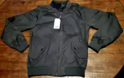 Ben Sherman 60s Mod Harrington Jacket Dark Green Olive Men's Size Small S NWT