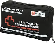Leina 11015 Motor Vehicle First Aid Kit Compact with Velcro, Sorted 2-Colours