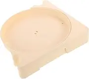 SWOOMEY Space-Saving Corner Shelf Kitchen Turntable Organizer Wall Mount Rotating Spice Rack Bathroom Storage Tray