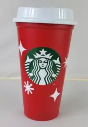 2022 new starbucks christmas red to go cup reuseable 16 oz. tumbler