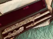 Pre Owned TREVOR JAMES ALTO FLUTE - w/STERLING SILVER LIP AND RISER - Ships FREE