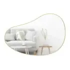 Umbra Hubba Pebble Mirror Modern Living Room Bathroom Decorative Wall Mirror