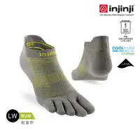 在飛比找樂天市場購物網優惠-INJINJI RUN 輕量吸排五趾隱形襪 路跑 馬拉松襪 