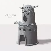 Desert Village Sand Tower Mud Adobe Scatter Terrain Scenery Landscape TTRPG Fant