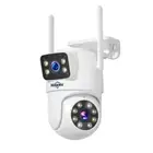 Hiseeu 6MP WIFI PTZ IP Camera Dual Lens 5X Digital Zoom Auto Tracking CCTV Surve