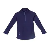 Shires Aubrion Restore Young Rider Half Zip Fleece - Ink Midlayer Pockets Comfy