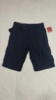 mossimo supply co Cargo Shorts Men's 28 Long Belted Rip stop Hiking New #648
