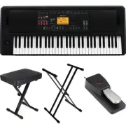 Korg EK-50 L 61-key Arranger Keyboard Essentials Bundle