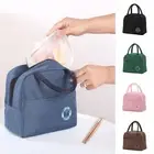Portable Kids Dinner Container Tote Pouch Lunch Box Lunch Bag Thermal Insulated