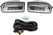 JIUYIN 2Pcs LED Front Fog Lamp Fit For Toyota Land Cruiser 100 LC100 FJ100 1998-2007Daytime Running Light Car DRL lights