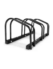 [Weisshorn] 3 Bike Stand Rack Bicycle Storage Black
