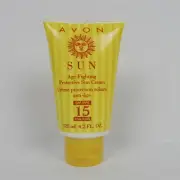 Avon Sun Age Fighting Protective Sun Cream SPF 15 UVA UVB 4.2 oz Antiaging NOS