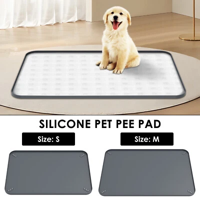 Silicone Puppy Potty Training Pad Holder Pee Pad Holder With Raised Edge buWDH·