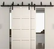 Double Rail Sliding Barn Door Bypass Bracket - Australia Barn Door Expert