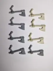 8x Axes Warhammer Fantasy Undead Vampire Counts Skeleton Warrior Bits OOP
