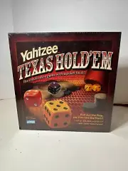 Yahtzee Texas Hold'em Poker Style Dice Game Hasbro NIB / SEALED