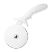 Hygiplas Pizza Cutter with White Handle 100mm Wheel Takeaway Restaurant