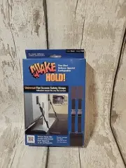 Quake Hold! Universal Flat Screen Safety Straps Model 4520 Black Up to 70" TV