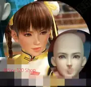 Painted 1:12 Beauty Girl Bald Head Sculpt Carved For 6inch Action Figure Body