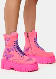 [Club Exx] Feeling Mesmerized Combat Boots