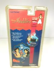 1993 Tiger Disney's Aladdin LCD Wrist Game Watch New Video Game