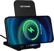 TEHAUX Wireless Charger Stand Fast Charging Station Design Compatible with Multiple Devices Convenient Wireless Phone Charger for Home Travel