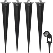8pcs Garden Light Stakes Path Light Replacement Stakes Aluminum Landscaping