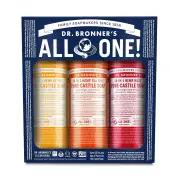 Dr. Bronner's All-one Pure-Castile Liquid Soap Set (Summer Lovin') - 237ml X 3