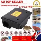 Defence Rat Bait Lockable Station Trap Rodent Poison Mouse Control Box + Lock DE