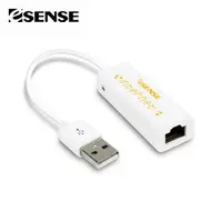 在飛比找蝦皮商城優惠-Esense USB 2.0 轉 RJ-45網路轉接器 RJ