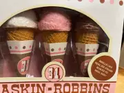 BASKIN ROBBINS ICE CREAM Cones PLAY FOOD TOY 1987 NIP NOS Rare