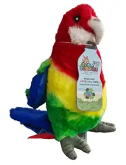 Rosella Bird Plush Soft Toy Eco Buddies CA Australia