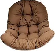Generic Hammock Chair Cushion Pad for Hanging Egg Chair, Designed for Various Settings, Coffee, as described