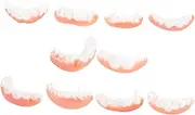 VANZACK 10PCS Cosplay Props Scary Dentures for Halloween Dress Up Mixed Style Vampire Zombie Teeth for Costume Parties and Spooky Events Create Unique Cosplay Looks